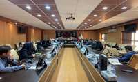 نشست بررسی عملکرد بیمارستان  ثارالله  با حضور رئیس دانشگاه 