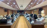 نشست بررسی عملکرد بیمارستان  شریعتی با حضور رئیس دانشگاه 