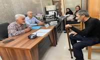 میز خدمت در بیمارستان شهید رجایی کرج برپا شد 