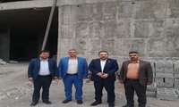 بازدید رئیس دانشگاه از پروژه در حال ساخت بیمارستان طالقان