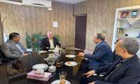 دیدار معاون فنی و مدیر حسابرسی حوزه بهداشت، سلامت و تحقیقات دیوان محاسبات استان با معاون توسعه ، مدیریت و منابع دانشگاه 