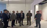 بازدید رییس دانشگاه از روند ساخت مرکز رادیوتراپی و گامانایف بیمارستان امام علی (ع) 