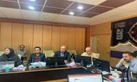 نشست بررسی عملکرد بیمارستان امام حسن مجتبی (ع) با حضور رئیس دانشگاه 