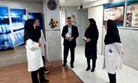 بازدید دبیر شورای آموزش دندانپزشکی و تخصصی  وزارت بهداشت  از دانشکده دندانپزشکی البرز 