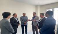 بازدید رییس دانشگاه از پاویون پزشکان بیمارستان شهید مدنی 