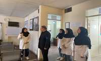 بازدید رئیس دانشگاه از پایگاه سلامت شماره یک شهید سبزه پرور 