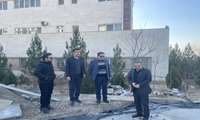 در آستانه تشییع 300 شهید گمنام دفاع مقدس در کشور ، بازدید رئیس دانشگاه از پروژه یادمان شهدا در پردیس دانشگاه 
