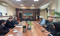 نشست هماهنگی گلزار شهدا در پردیس دانشگاه علوم پزشکی البرز