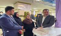 بازدید رئیس دانشگاه از مجتمع آموزشی و درمانی امام علی (ع) 