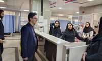 بازدید معاون آموزشی دانشگاه از 3 مرکز آموزشی و درمانی در تعطیلات نوروزی 