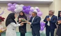 مراسم روز ماما در بیمارستان شهید سلیمانی فردیس با حضور رئیس دانشگاه 