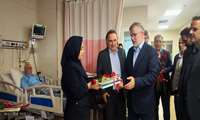 دیدار استاندار ، امام جمعه فردیس و  رئیس دانشگاه با پرستاران بیمارستان فردیس به مناسبت هفته پرستار 