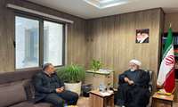 دیدار رئیس دانشگاه با نماینده مجلس خبرگان رهبری در البرز 