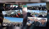 حضور کارکنان و دانشجویان دانشگاه علوم پزشکی البرز در نمازجمعه نصر