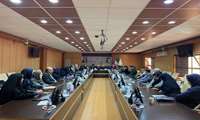 نشست رئیس دانشگاه با مدیران گروه های علوم پایه 