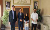 تجلیل و تکریم رئیس دانشگاه علوم پزشکی البرز از همکاران خدمات در آستانه روز کار و کارگر 