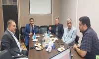 نشست رئیس دانشگاه با مدیران بیمارستان شهید مدنی در جهت پیگیری چالش ها