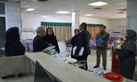 بازدید رئیس اداره بازرسی دانشگاه و بازرسی استانداری از بیمارستان کمالی کرج 