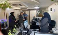 بازدید رئیس دانشگاه علوم پزشکی البرز از معاونت غذا و دارو در روز تعطیل