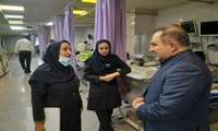 بازدید رئیس دانشگاه علوم پزشکی البرز از مجتمع آموزشی و درمانی  امام علی (ع)