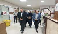 بازدید رئیس دانشگاه از بیمارستان دکتر علی شریعتی ماهدشت کرج 