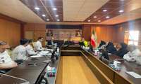 دیدار رئیس دانشگاه با جمعی از کارکنان  اورژانس پیش بیمارستانی