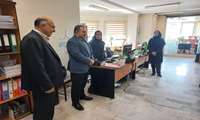 بازدید رئیس دانشگاه از مدیریت امور مالی و بودجه در آستانه نوروز 