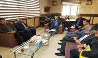 نشست مشترک رئیس دانشگاه با  معاون قضایی رئیس کل دادگستری استان البرز