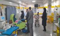بازدید سرزده رییس دانشگاه از بیمارستان نظرآباد در پنجشنبه شب 
