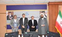 تکریم و تجلیل از مدیر روابط عمومی در هیات رئیسه دانشگاه 