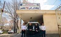بازدید رئیس دانشگاه از نزدیک‌ترین پایگاه اورژانس ۱۱۵ به محل حادثه پل B1 کرج