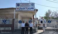 بازدید رئیس دانشگاه از پایگاه اورژانس ۱۱۵ بلوار سرداران شهید/ قدردانی از تلاشگران خط مقدم سلامت