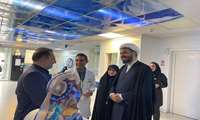 بازدید رئیس دانشگاه از بیمارستان و زایشگاه مریم