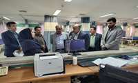 بازدید معاون توسعه به همراه مدیران این حوزه  از بیمارستان امام جعفر صادق (ع) هشتگرد