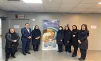بازدید رئیس دانشگاه  از مرکز مراقبت دیابت و پلاسما درمانی امام علی (ع) کرج 