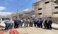 توسعه زیرساخت‌های بهداشتی در جاده چالوس؛ بازدید رئیس دانشگاه از روند احداث مرکز خدمات جامع سلامت نسا