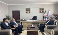 نشست هم‌افزایی پزشک خانواده  در ساوجبلاغ, دیدار رئیس دانشگاه علوم پزشکی البرز با فرماندار این شهرستان 