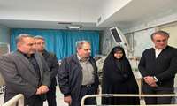 بازدید معاون توسعه مدیریت و منابع وزارت بهداشت از بیمارستانی در کرج 