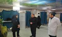 تأکید رئیس دانشگاه بر ارائه خدمات درمانی بدون وقفه در ایام نوروز/ بازدید رئیس دانشگاه از مرکز آموزشی درمانی کمالی