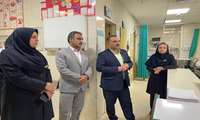 بازدید رئیس دانشگاه علوم پزشکی البرز از روند خدمت‌رسانی در مرکز آموزشی درمانی امام حسین (ع) همزمان با هفته سلامت