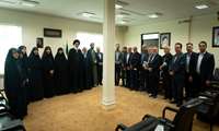 دیدار هیئت‌رئیسه و مدیران ارشد با امام جمعه کرج؛ تبیین دستاوردهای استراتژیک و ارتقای شاخص‌های سلامت در دوران بحران