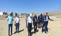  بازدید و جلسه بررسی روند احداث بیمارستان یکصد تختخوابی مهستان با حضور معاون توسعه دانشگاه